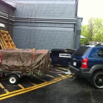 Picking up the new jacuzzi tub in Plattsburg!