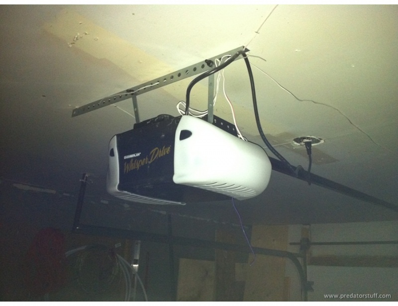 Installed a new belt whisper drive garage door opener.  The house-shaking chain one blew up!