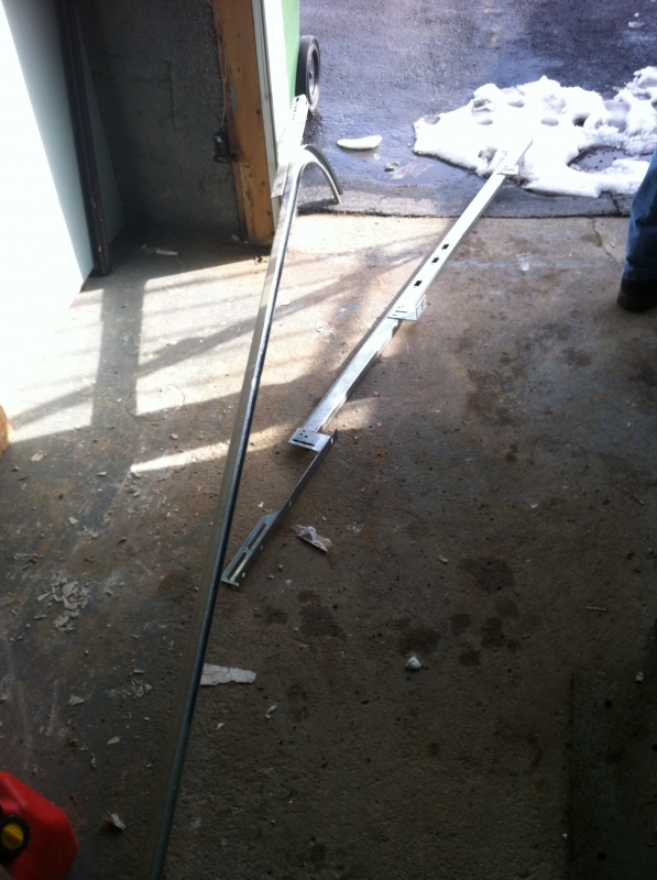 Ripped out the old garage door and installed new one to match the color of the front doors.