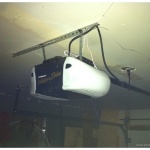 Installed a new belt whisper drive garage door opener.  The house-shaking chain one blew up!