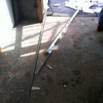 Ripped out the old garage door and installed new one to match the color of the front doors.