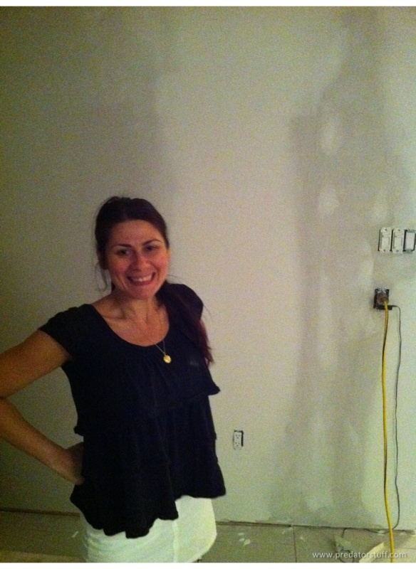 Drywall mudding is just about finished! Happy wife = happy life!