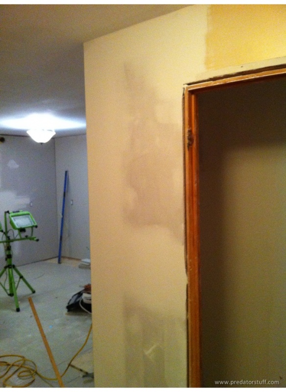 Drywall mudding is just about finished!