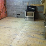 Building up the subfloor!