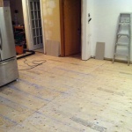 Building up the subfloor!