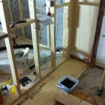 Building new walls - walk-in closet