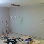 More drywalling done...