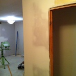 Drywall mudding is just about finished!