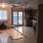 Older pics - Result of tearing out walls in the kitchen and hallway!