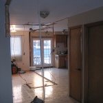 Older pics - Result of tearing out walls in the kitchen and hallway!