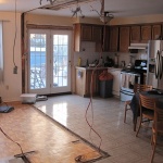 Older pics - Result of tearing out walls in the kitchen and hallway!