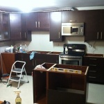 Kitchen cabinets and doors installed!  Time for detailing (kickplates and remaining panels) and countertops!