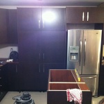 Kitchen cabinets and doors installed!  Time for detailing (kickplates and remaining panels) and countertops!