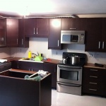 Kitchen cabinets and doors installed!  Time for detailing (kickplates and remaining panels) and countertops!