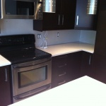 Quartz counters being installed!