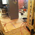 Fixing the floor beams and building up the subfloor!