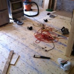 Building up the subfloor!