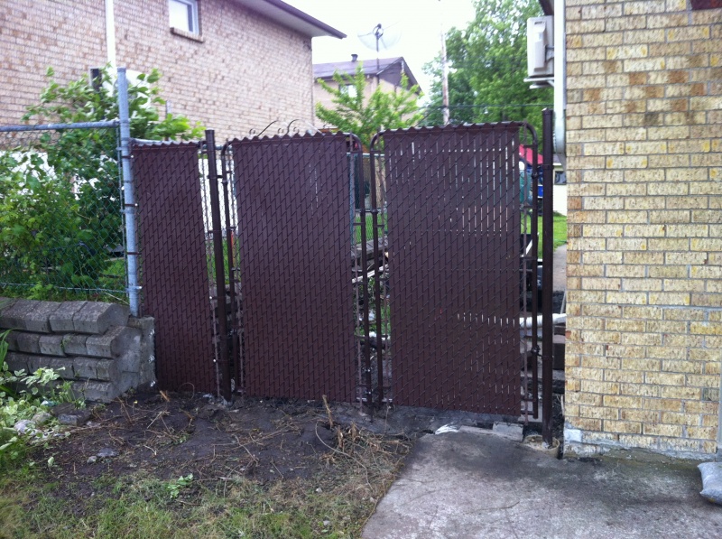 New double gated fence ready to go!