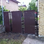 New double gated fence ready to go!