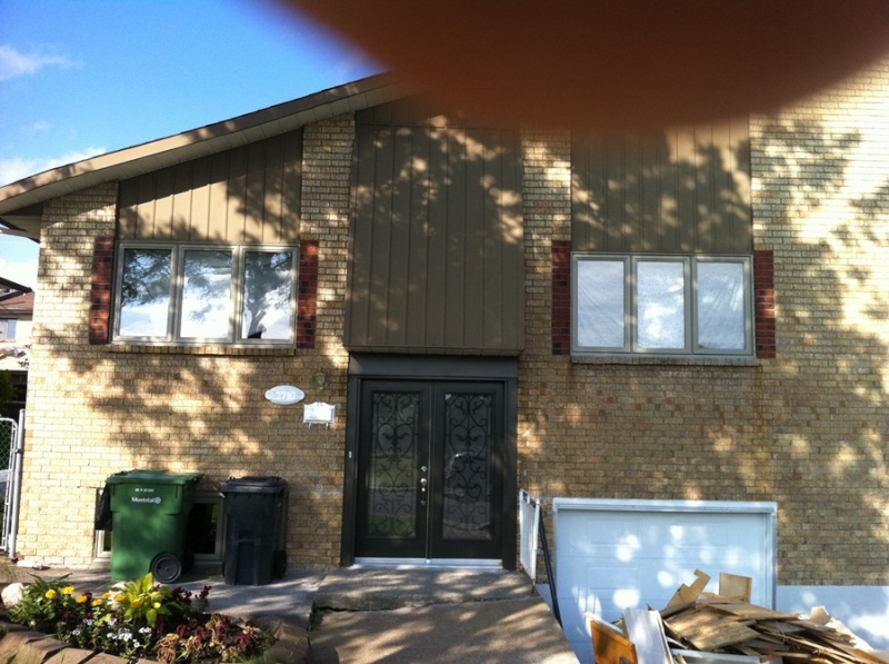 New windows and front door.