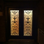 New front door at night!