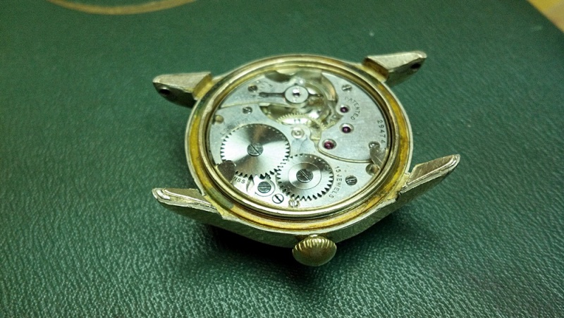 Entire movement is now cleaned, repaired and installed in to the case.